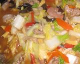 A picture of step 12 of Authentic Chinese-Style Stir-Fried Noodles with Mixed Toppings (Chuka Han).