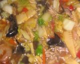 A picture of step 13 of Authentic Chinese-Style Stir-Fried Noodles with Mixed Toppings (Chuka Han).