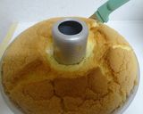 A picture of step 15 of Basic Fluffy Chiffon Cake.