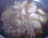 A picture of step 3 of Chinese-Style Simmered Daikon Radish and Pork.