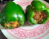 A picture of step 3 of Stuffed Capsicum Slices.