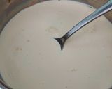A picture of step 2 of My Spaghetti with Cheese + Onion Sauce.
