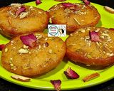 A picture of step 4 of Mix Dryfruits Saffron Malpua.