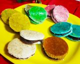 A picture of step 9 of Colorful French Macarons.
