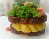 Carrot , Cucumber and Macadamia with Pineapple Salad Diet Brunch Sandwich / DAY 6 recipe step 4 photo