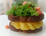 A picture of step 4 of Carrot , Cucumber and Macadamia with Pineapple Salad Diet Brunch Sandwich / DAY 6.