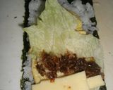 A picture of step 2 of Roll 'Em Up! Nori Seaweed Rolls.