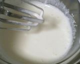 A picture of step 3 of No-bake Cheesecake with Fruit and a Hint of Rum.