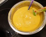 A picture of step 7 of No bake Spicy Walnut Mango Cheese Cake.