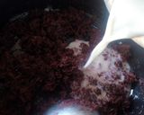 A picture of step 3 of Beetroot halva.