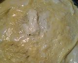 A picture of step 2 of Sausage cheese and jalapeño egg wrap.