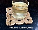 A picture of step 6 of Aloevera lemon juice.