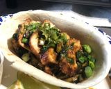 A picture of step 8 of Seared Chicken w/ Zucchini Noodle Al Pastor Bowl.