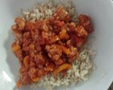A picture of step 4 of Unstuffed peppers (healthy).