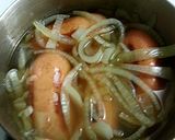 A picture of step 3 of Super Bowl Brats & Knocks in Beer.