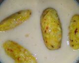 A picture of step 3 of Yam roll.