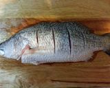 A picture of step 1 of Steam fish (Asian Sea Bass).