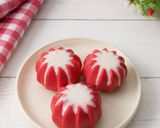 Foto langkah ke 3 dari resep Bolu kukus lowcarbo merah putih.