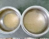 A picture of step 1 of Crispy rice vada.