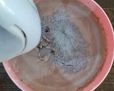 عکس مرحله 4 از دستور کیک تریلیچه شکلاتی با سس قهوه و شکلات 😋😍 کیک تولدم 🥰🥳🎉