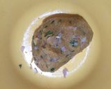 A picture of step 1 of Sindhi Besan tikki Curry.