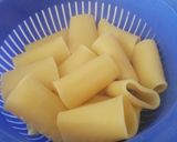 Foto del paso 6 de la receta: Paccheri rellenos de calabaza con salsa de granada