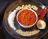 A picture of step 3 of Multipurpose Dry Garlic and Peanuts Chutney.