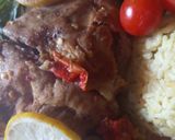 Lecsós 🐟🎏🐟hal-filé🌶️🍅🫑🧅🧄🥗 recept fázis 10 fotója