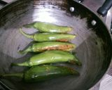 A picture of step 4 of Stuff mirchi masala.