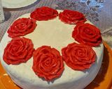 Meggyes virág torta recept fázis 9 fotója