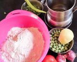 A picture of step 1 of Whole wheat flour chilla.
