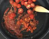 Une image de l'étape 2 de Linguine duo de tomates.