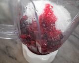A picture of step 2 of Fresh Falsa Juice!💜.
