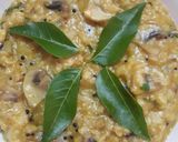 A picture of step 2 of Mushroom Oats.