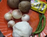 A picture of step 2 of Roti Manchurian.