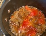 A picture of step 1 of Dill Fish Cake Soup.