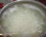 A picture of step 9 of Chawal with white chana.