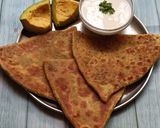 A picture of step 4 of Paneer Stuffed Avocado Paratha.