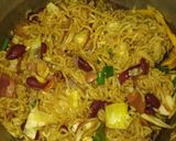 A picture of step 1 of Indomie noodles.