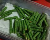 Foto langkah ke 3 dari resep Oseng tempe udang Pape kacang panjang.