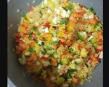 A picture of step 2 of Cheese Risotto.