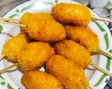 Foto langkah ke 4 dari resep Corndog Sosis.