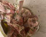 A picture of step 2 of Airfryer lamb chops.