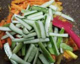 Foto langkah ke 4 dari resep Acar Kuning Timun Wortel.