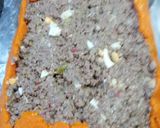 Foto del paso 5 de la receta: Arrollado de calabaza relleno de carne