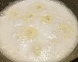 A picture of step 2 of Bananas in coconut milk.