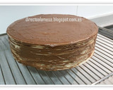 Foto del paso 3 de la receta: Tarta de obleas y crema de cacao