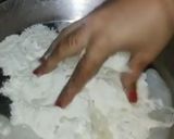A picture of step 2 of Stuffed Mirch pakora recipe (chilli pakora).