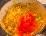 Foto del paso 5 de la receta Calabacines rellenos y arroz a la cúrcuma fresca