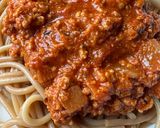 Bolognai, égetett spagettivel recept fázis 5 fotója
